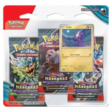 Imagem de Jogog de Cartas - Pokemon Toxel - Mascaras do Crepusculo COPAG DA AMAZONIA