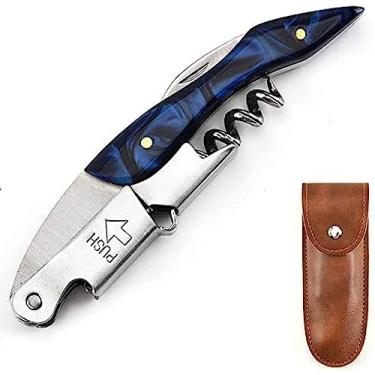 Imagem de Saca-rolhas profissional, saca-rolhas multifuncional, abridor de vinho, alça de resina para cozinha, restaurante, bares, cerveja aberta