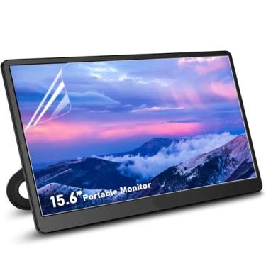 Imagem de UUONDO Pacote com 2 películas protetoras de tela de 39.6 cm para ZUMWALT/ASUS ZenScreen/MNN/KYY/ARZOPA/ForHelp/InnoView/Lepow/Newsoul/QQH etc. Outros monitores portáteis de 15,6 polegadas com