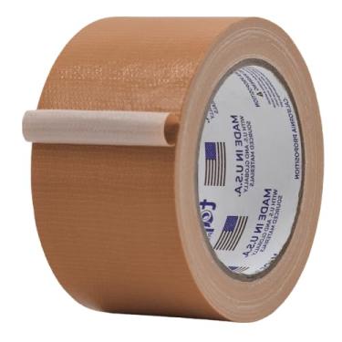Imagem de Fita adesiva para tapete de grau industrial – 7,6 cm x 60 jardas. - À prova d'água, resistente a UV para artesanato, melhoria da casa, reparos, projetos (disponível em várias cores), Tan, 3 Inches Width x 60 Yards Length