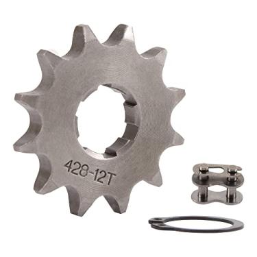 Imagem de WOOSTAR Motocicleta 428-12T Roda dentada dianteira 20 mm para 50cc 70cc 90cc 110cc 125cc Dirt Pit Bike Mini Bike ATV 4 Wheeler Moped