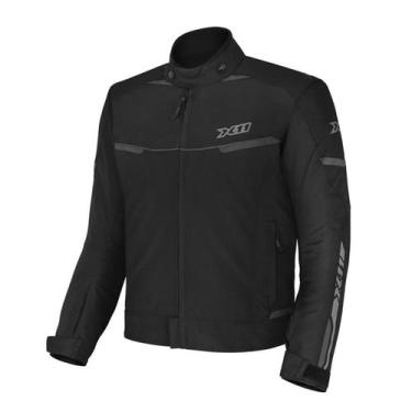 Imagem de Jaqueta Motociclista Masculino Guard 2 X11 Moto Com Proteção, G, Preto