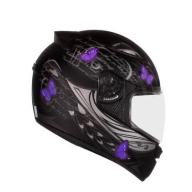 Imagem de Capacete Moto Ebf New Spark Borboleta Fechado Estiloso - A.R Variedade