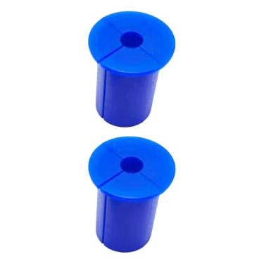 Imagem de BaotyJie 2x Kit de Roteamento de Cabos, Ilhós de Parede, Proteção de Cabos, Acessório de Organização, Passagem de Cabos Por Buchas para Furo de 1 Polegada, Azul