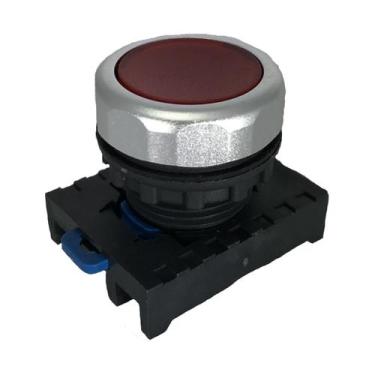 Imagem de Botão de Acionamento  Cabeçote + Base  NP8-BND/4  Chint, Vermelho