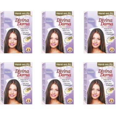 Imagem de HENE EM PO DIVINA DAMA JABORANDI 10x50GR INCOLOR, 300GR