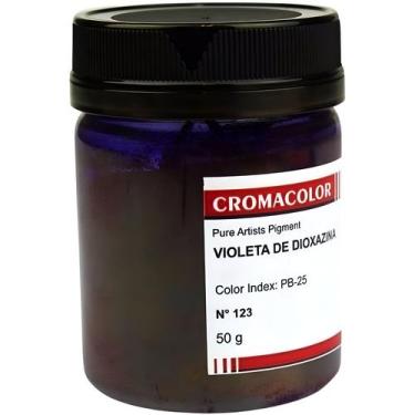 Imagem de Pigmento Artistico Puro Cromacolor 123 Violeta de Dioxazina 50g
