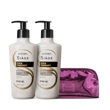 Imagem de Kit Siàge Cica-Therapy (2 Itens) + Nécessaire - Eudora