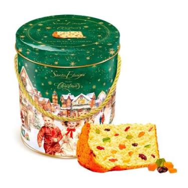 Imagem de Panettone Sabor Frutas Cristalizadas Santa Edwiges Lata 400g