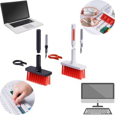 Imagem de Escova Macia Limpador Fone De Ouvido 5 Em 1 Limpa Teclado Pc - PDIMPOR
