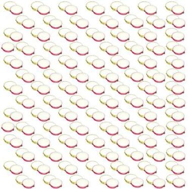 Imagem de Kit 100 Pandeiro Brinquedo Atacado Festa Infantil Instrumento Educacio