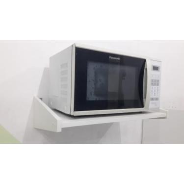 Imagem de Suporte em MDF para Microondas 21L - kaza das prateleiras