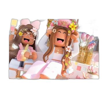 Imagem de Painel Retangular Sublimado Roblox Menina 2,0X1,5 Frt-4246