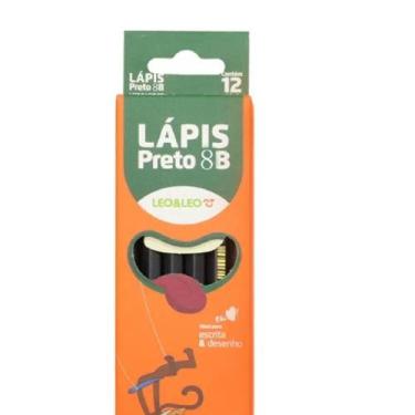 Imagem de Lápis Preto 8B Linha Ouro com 12 unidades - Leo & Leo - Leo&Leo
