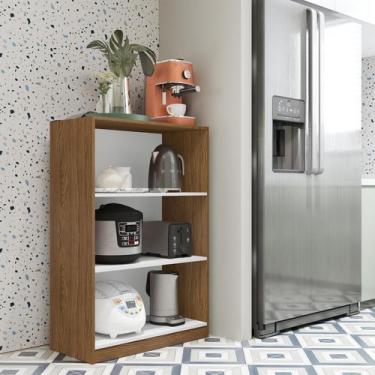 Imagem de Armário Organizador Multiuso para cozinha 2 prateleiras 3 nichos Star.