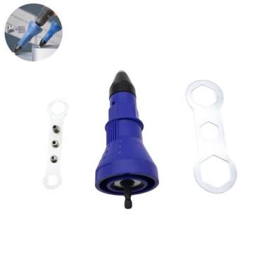 Imagem de Adaptador Rebitadeira Suporte Rebite 4 Bicos 2.44.8mm Para Parafusadei