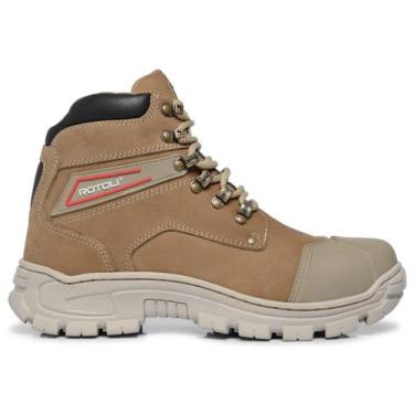 Imagem de Bota Coturno Adventure Palmilha de Gel Anti Impacto 091 - Rotoli, Crem