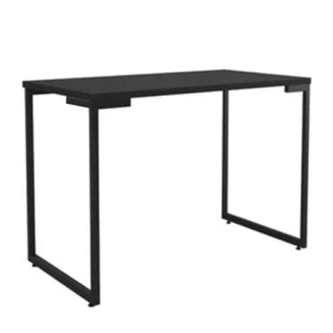 Imagem de Mesa Escrivaninha Preta Industrial MDF 60 CM Moderna Home Office Quarto Estudo Computador Notebook