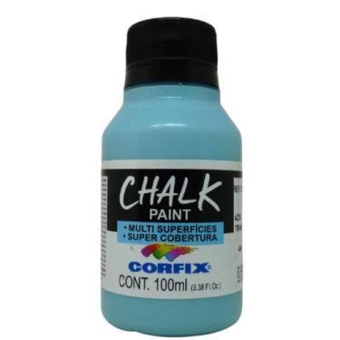 Imagem de Tinta Chalk Paint Corfix 100ml - 23100, 406 - AZUL TIFANI