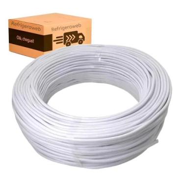 Imagem de Cabo Comando Pp 2 Vias 1,5mm Rolo Branco Ou Preto 20mt 30mt 50mt - Ref