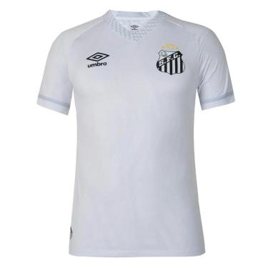 Imagem de Camisa Santos I 25/26 Neymar N° 10 Jogador Umbro Masculina - Branco e Cinza