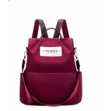 Imagem de Mochila Feminina Grande De Tecido Oxford À Prova D'água Casual/Bolsa D