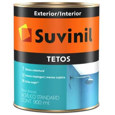 Imagem de Tinta Acrílica Fosca para Teto 900ml Branco Neve - 51470724 - SUVINIL