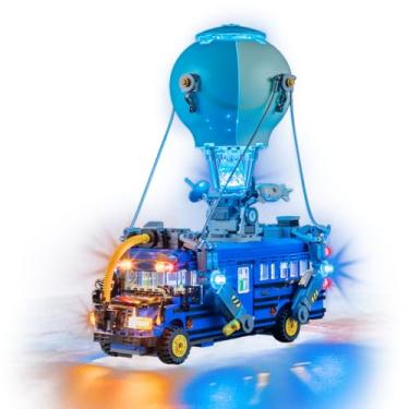 Imagem de GEAMENT LED Light Kit Compatible with Lego Battle Bus Building Blocks Model - Lighting Set for Fortnite 77073 (Model Set Not Included)