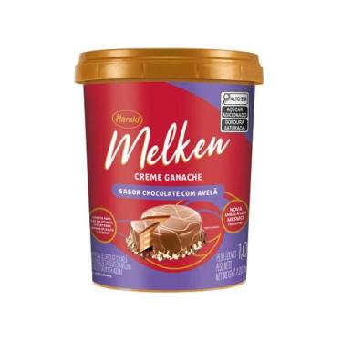 Imagem de Creme Ganache Chocolate com Avelã 1kg Melken - Harald