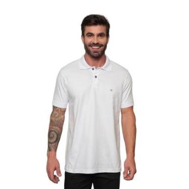 Imagem de Camisa Pólo Masculina Malha Diferenciada Algodão Slim Fit Casual-Masculino