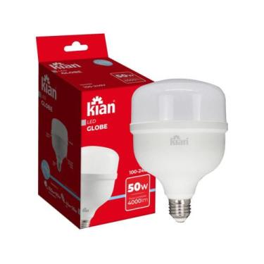 Imagem de Lâmpada Globe LED Branco Frio 6500K Bivolt E27 Alta Potência - Kian