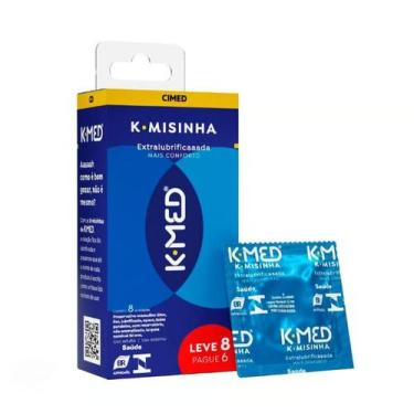 Imagem de Preservativo K-MISINHA ExtraLubrificada Mais Conforto - 8 unidades - C