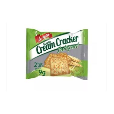 Imagem de BISCOITO CREAM CRACKER INTEGRAL SACHÊ 9g (CAIXA COM 180 UNIDADES) - LE