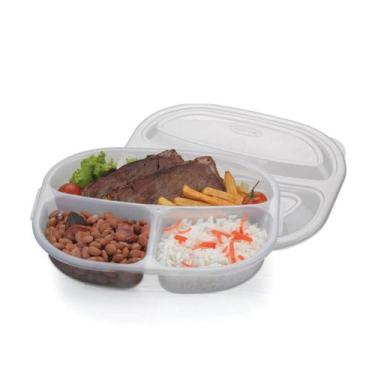 Imagem de Pote conservadora de alimentos 3 divisões monaco - Nitron