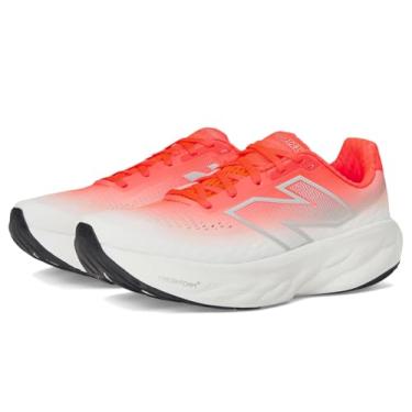 Imagem de New Balance Fresh Foam X 1080 V14 Tênis de corrida feminino, Urgent Red/Silver Metallic/Light Silver Metallic, 34