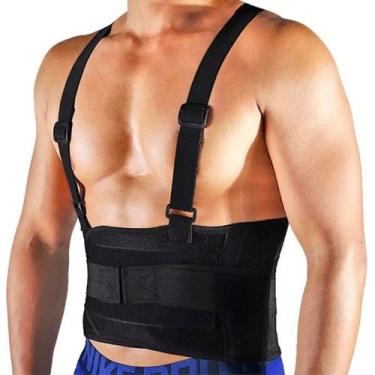 Imagem de Cinta Ergonômica para Coluna e Lombar Reforçada com Proteção - EPI Seg