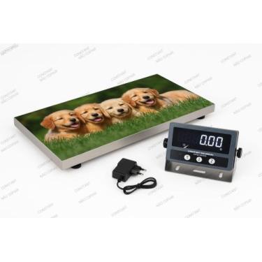 Imagem de Balança Digital Veterinária Pet Shop 300kg 90x40 - Constant, preto, Bi