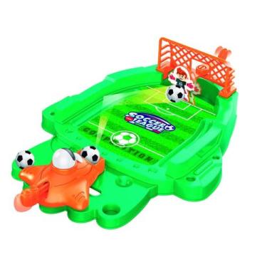 Imagem de Brinquedo Infantil Mini Mesa Tiro Ao Gol Futebol De Mesa Compacta Zipp