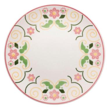 Imagem de Kit 2 Pratos De Sobremesa Unni Lima Oxford Cerâmica 19 Cm