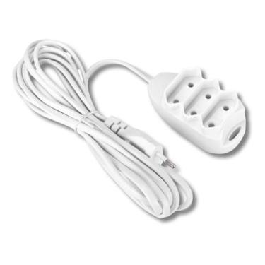 Imagem de Extensão Elétrica 110/220v 10a Cabo 1,5m Novo 3 Tomadas - Sou Mais Pre