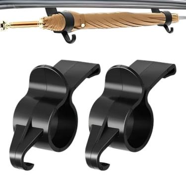 Imagem de Rrlihjgu Suporte para Sombrinhas - Ganchos Suspensos Multifuncionais Para Banco Traseiro,Suporte Organizador para Bagagem Assento Carrinho e Automóvel