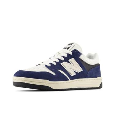 Imagem de New Balance Tênis unissex adulto 480 V1, Nb azul marinho/sal marinho, 41
