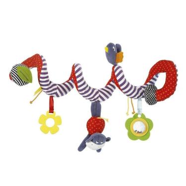 Imagem de Brinquedos Infantis Bebês Berço Gira Carrinho Jogando Brinquedos Bebê 