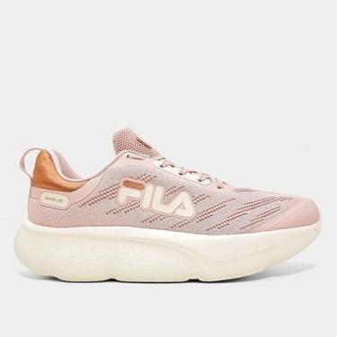 Imagem de Tênis Fila Maxxi Lite Feminino, Rosa, Bege, 34