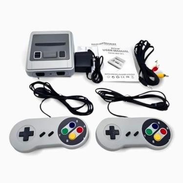Imagem de Video Game Super Mini SFC Retrô – 620 Jogos, HDMI e 2 Controles para Jogar em Dupla