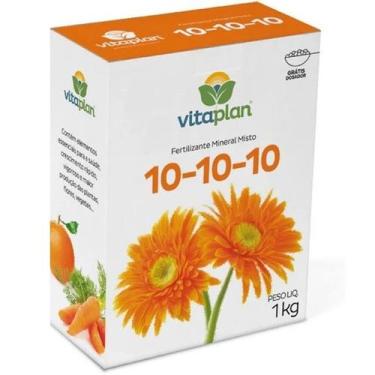 Imagem de Fertilizante Adubo NPK 10 10 10 para Plantas Vitaplan 1KG