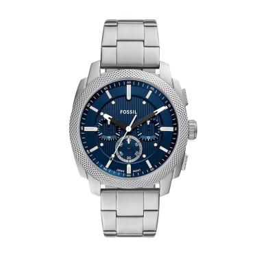 Imagem de Relógio Fossil Masculino Machine Prata - Fs6096-1an