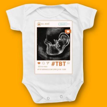Imagem de Body Para Bebê Tbt Insta Personalizado Divertido Roupinha - Borizinho 
