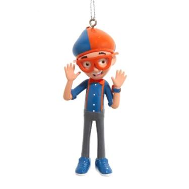 Imagem de Kurt Adler Ornamento de molde de sopro Blippi - Licenciado oficialmente, 8,5 cm
