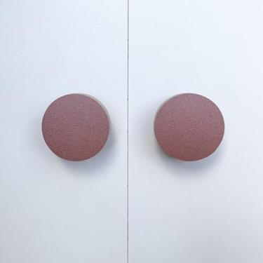 Imagem de 2 Puxadores Bola Rosê Gold Infantil Casa Cômoda Móveis Porta Gaveta